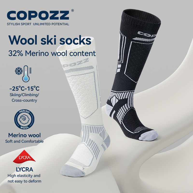 Thermal Sock Winter - COPOZZ Nieuwe Winter Skisokken Mannen Vrouwen