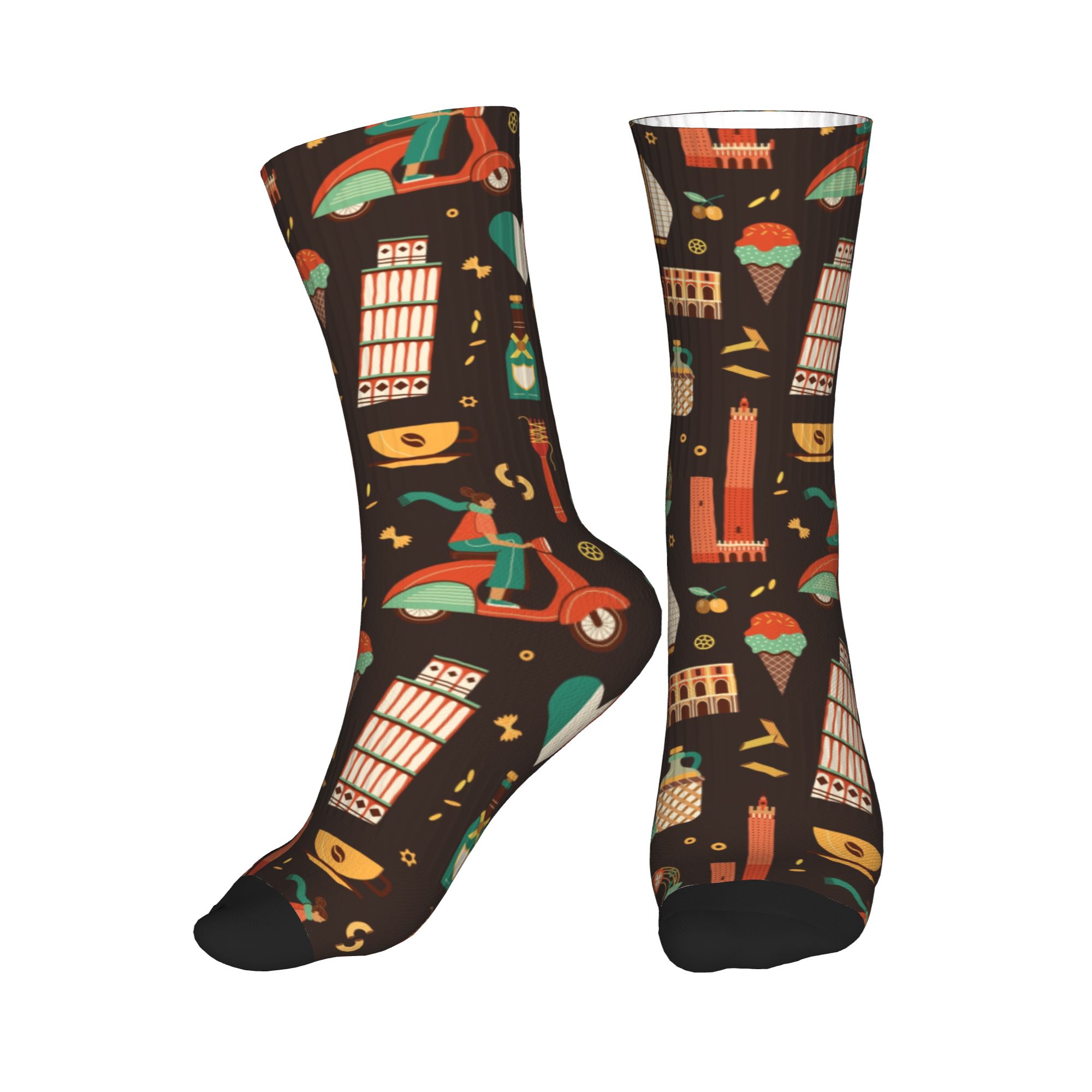 Dress Sock Men - Italië Reizen Italiaans eten Landmark Dress