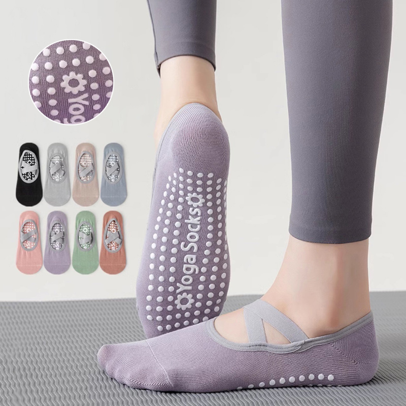 Grip Sock Yoga - Ademende Handdoek Bodem Yoga Sokken Vrouwen