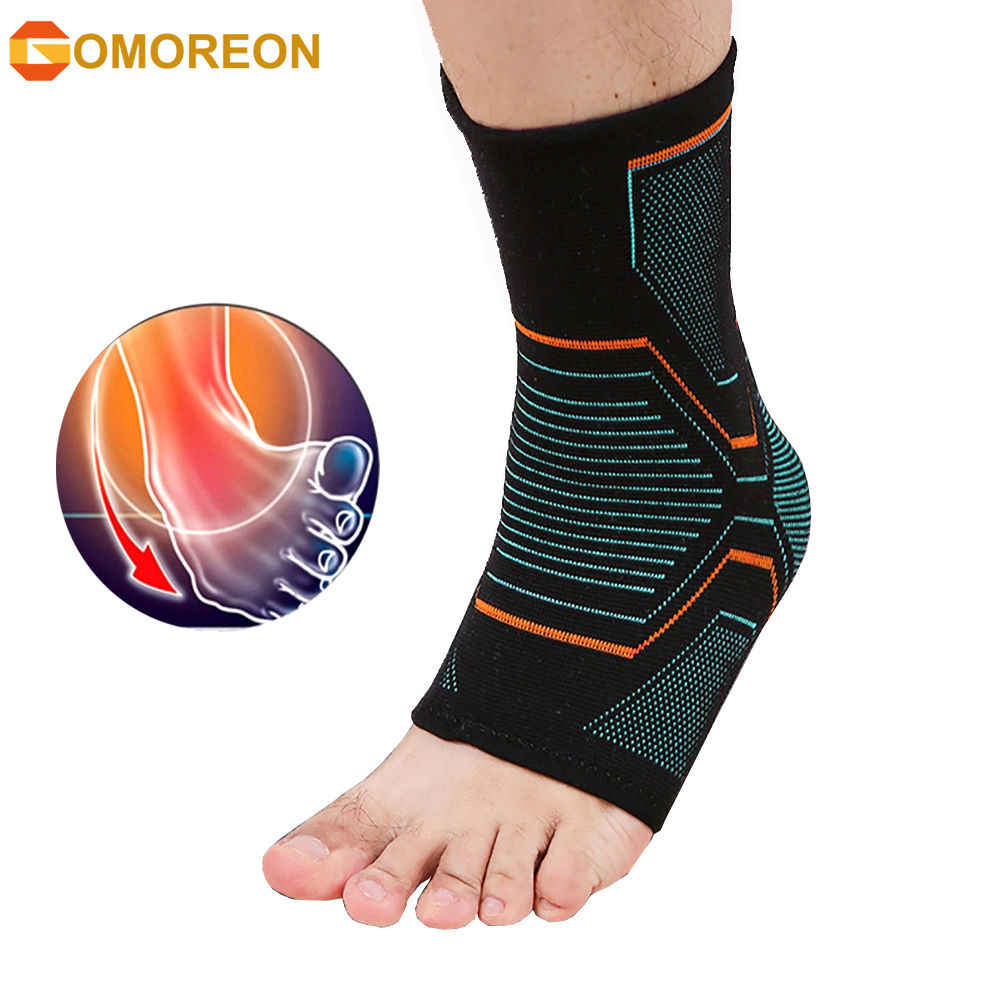 Ankle Brace Sock - 1 Stuks Enkelbrace Compressie Mouw Letsel
