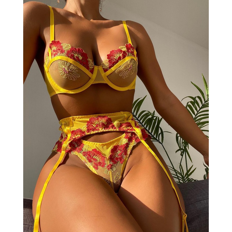 Silk Sock Bamboo - Bikini Fashion Kant Borduurwerk Sexy Sokken