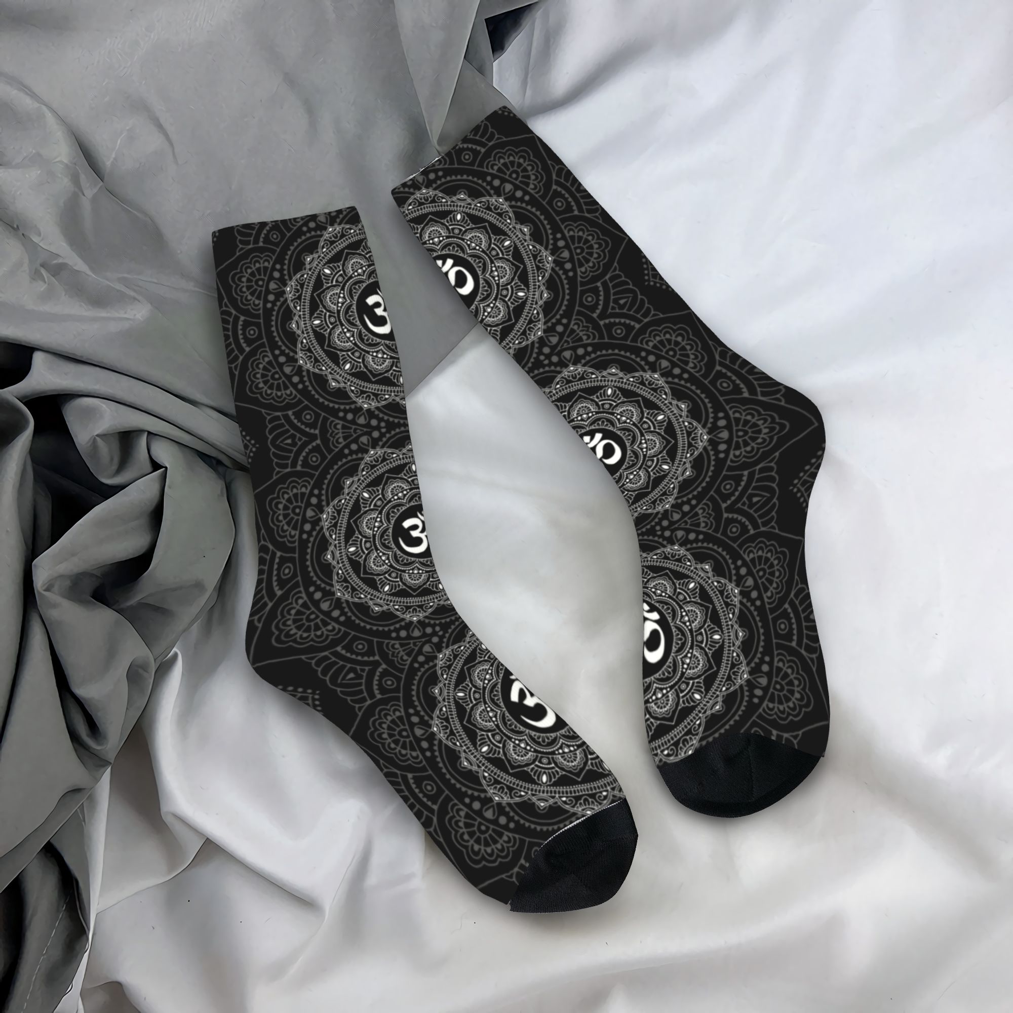 Dress Sock Men - Aangepaste Om Mandala Jurk Sokken Heren