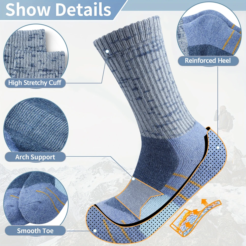5 paar dames winterwollen sokk - Wool Hiking Sock recensie en prijs