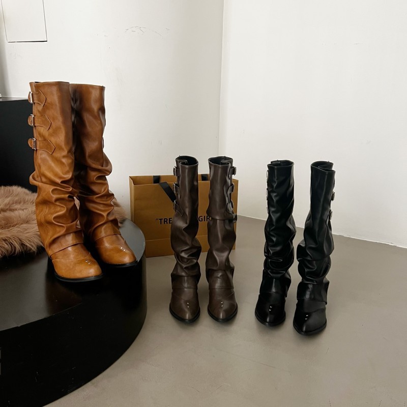 Opvouwbare lange laarzen voor  - Knee High Sock Women recensie en prijs