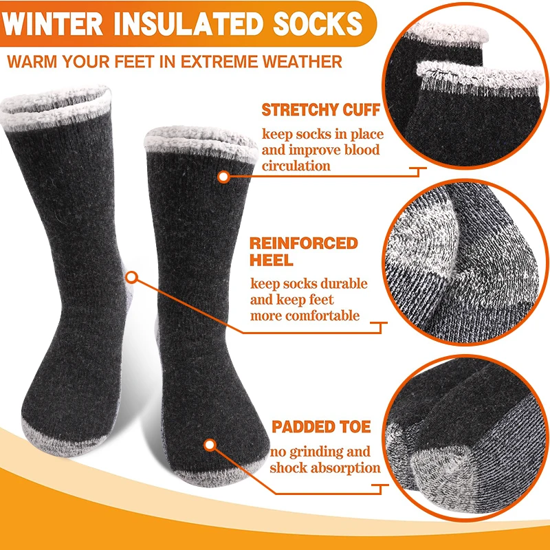 3 paar hoogwaardige dikkere wi - Thermal Sock Winter recensie en prijs
