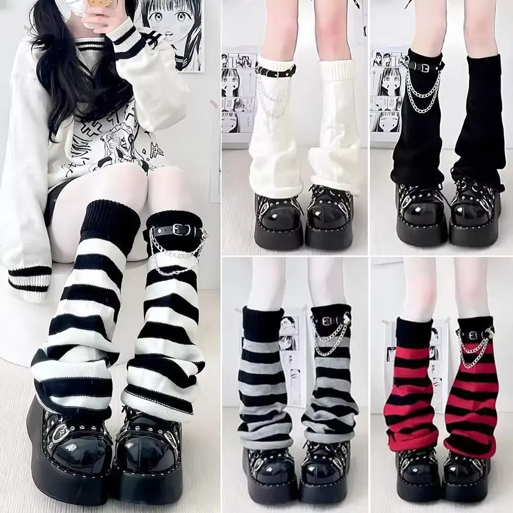 Gotische Harajuku gebreide bee - Boot Sock Slouchy recensie en prijs