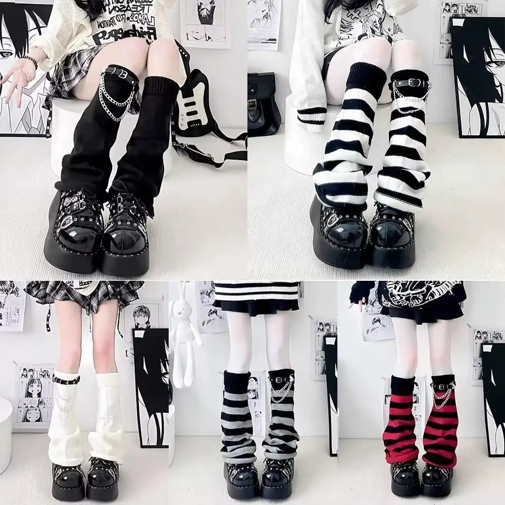 Gotische Harajuku gebreide bee - Boot Sock Slouchy recensie en prijs