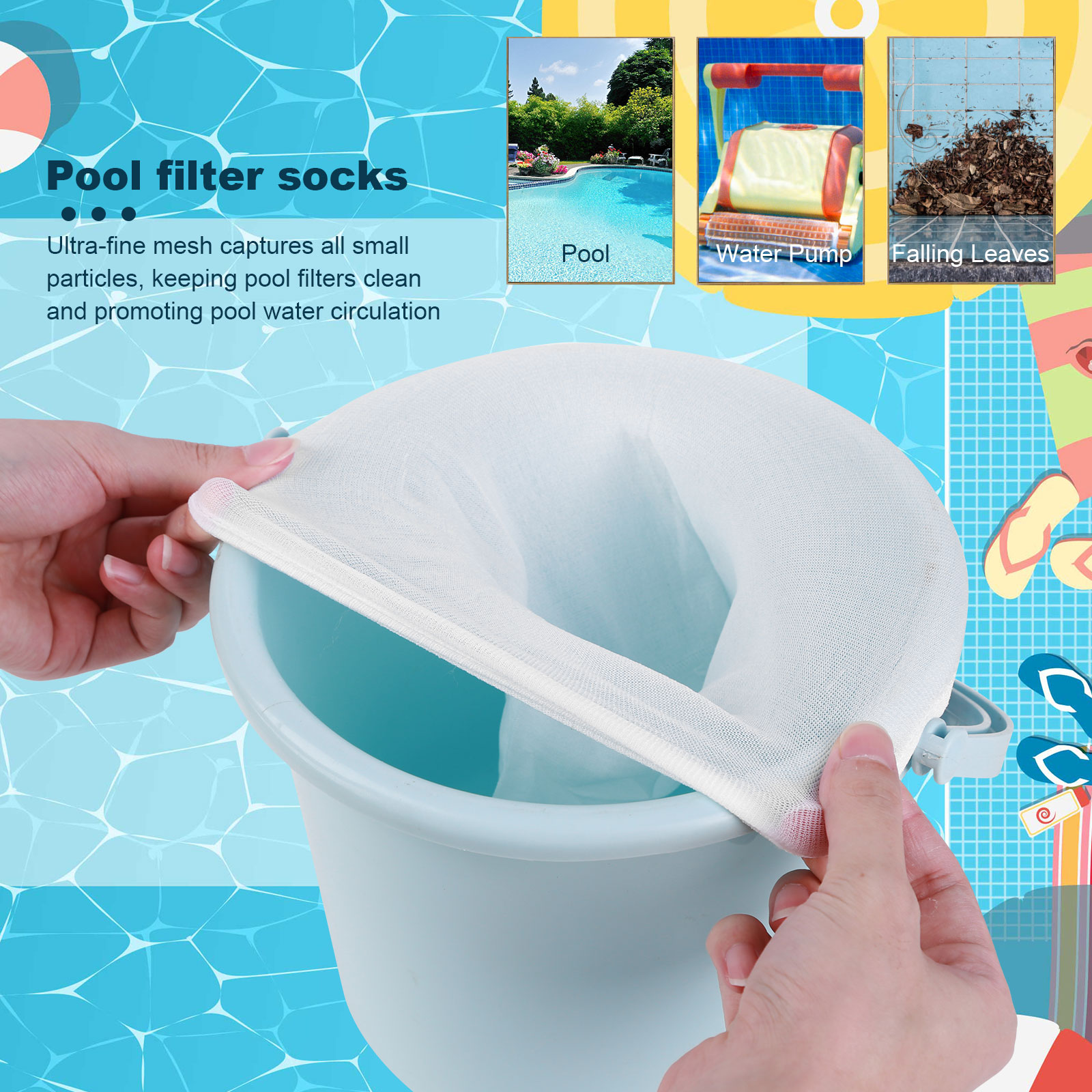 100-5PCS Zwembad Skimmer Sokke - Sock Organizer Tray recensie en prijs
