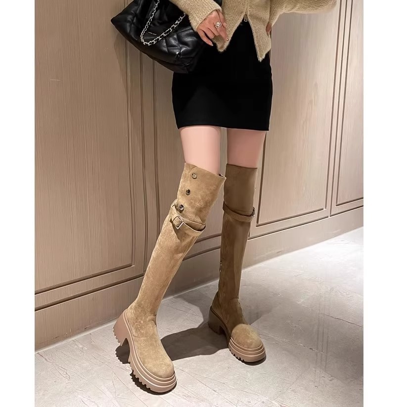 Knie-overlaarzen 2025, retro w - Knee High Sock Women recensie en prijs